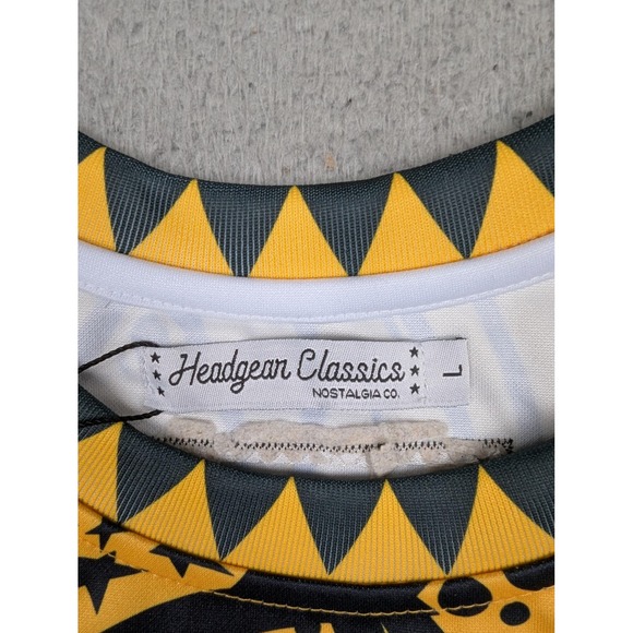 Headgear Classics Martin Jersey Mens Large Yellow Spray Paint 23 Basketball New - Picture 4 of 13